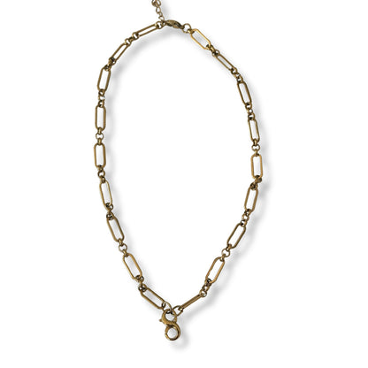 Statement Charm Holder Necklace (chain only)
