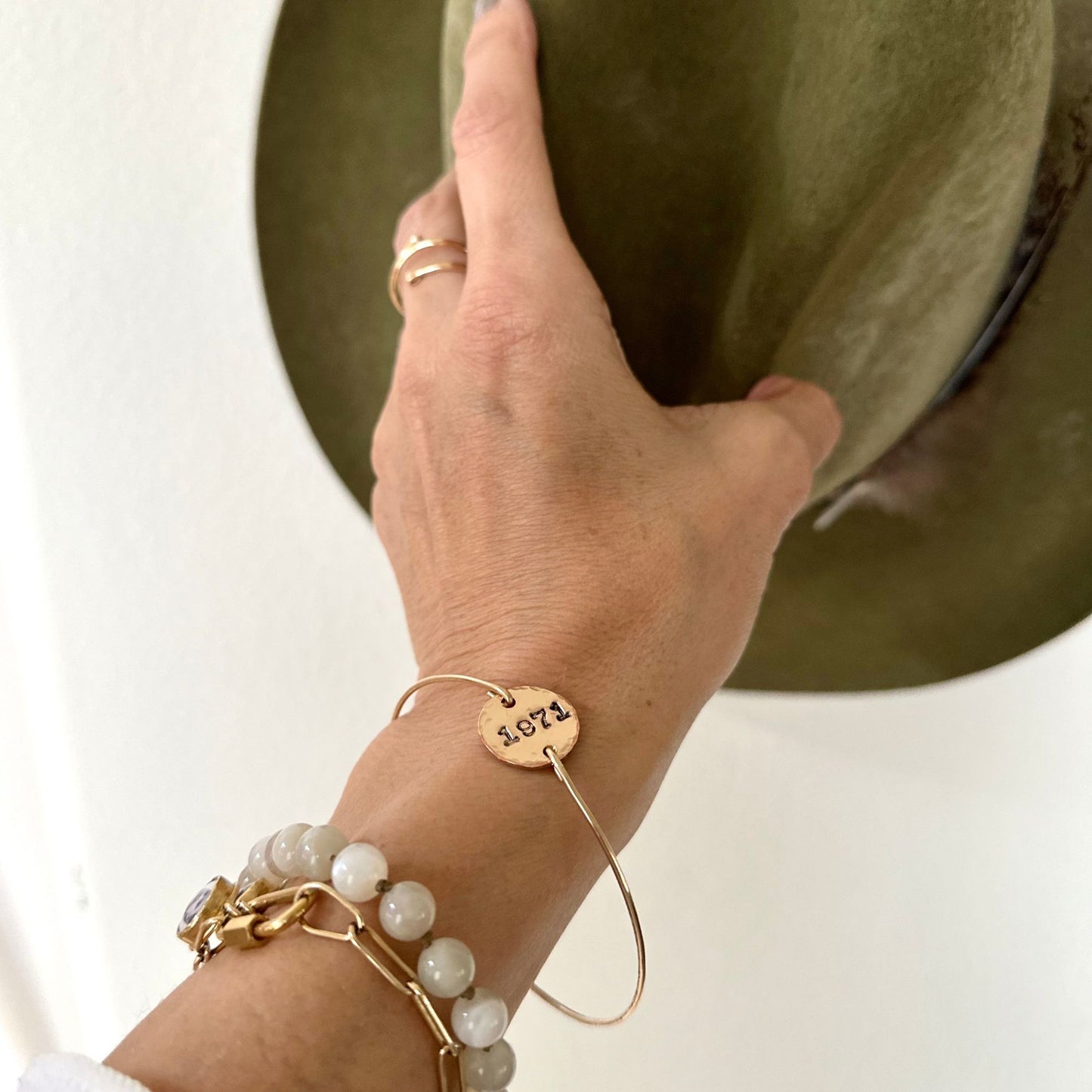 Bangle Bracelet Date Stamped