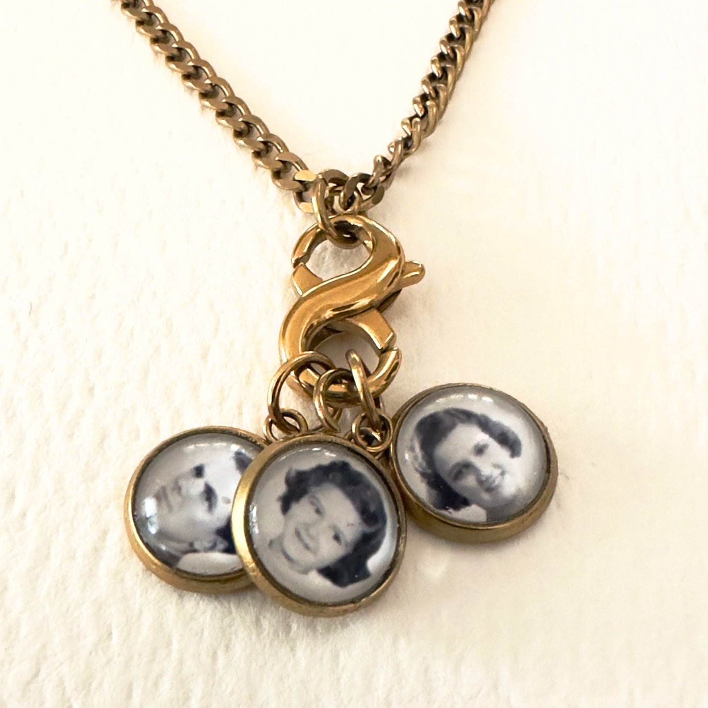 Necklace Photo Charm Gold PVD - Infinity